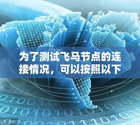 为了测试飞马节点的连接情况，可以按照以下步骤进行