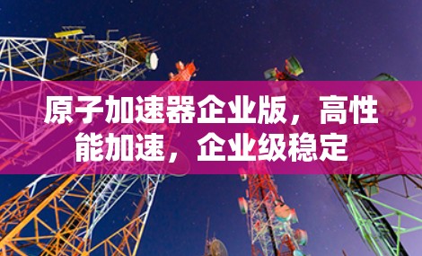 原子加速器企业版，高性能加速，企业级稳定